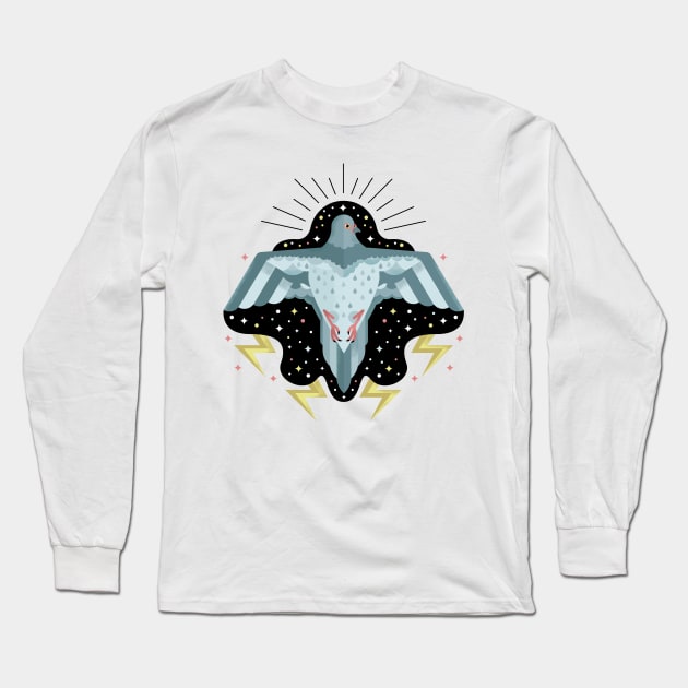 Pigeon Long Sleeve T-Shirt by Holt510